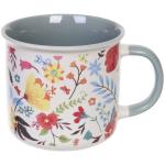 Кружка керамическая 400мл Цветочный микс, микс рисунков