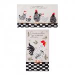 Набор кухонных полотенец Доляна «С праздником Светлой Пасхи», 35?60 см-2 шт., 100% хлопок, вафля 160 г/