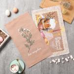 Набор кухонных полотенец Доляна «Пасха» 2 шт., 28?46 см, рогожка, 100% хлопок, 160 г/м?