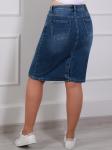 Юбка из денима по колено женская