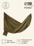 Гамак Maclay, 140?260 см, нейлон, зелёный