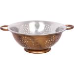 Дуршлаг из нержавеющей стали 4л 30см с 2-мя ручками цвет Антик