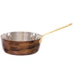 Ковш из нержавеющей стали для соуса 0,5л 14см цвет Антик