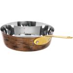 Ковш из нержавеющей стали для соуса 0,65л 17см цвет Антик