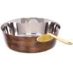 Ковш из нержавеющей стали для соуса 1,2л 20см цвет Антик