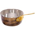 Ковш из нержавеющей стали для соуса 0,3л 12см цвет Антик