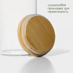 Банка стеклянная для хранения сыпучих продуктов BellaTenero «Эко», 1,3 л, 10?20,5 см, с бамбуковой крышкой