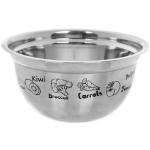 Миска из нержавеющей стали 1,7л 20*9,7см с рисунком