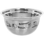 Миска из нержавеющей стали 1,7л 20*9,7см с рисунком