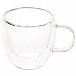 Кружка стеклянная с двойными стенками 220мл Хай-Тек LCWB1314