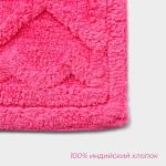 Коврик для дома Доляна «Нежность», 40?60 см, розовый
