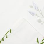 Комплект штор для кухни Этель «Цветочек», 150?150 см - 2 шт., саржа 190 г/м?, 100% хлопок