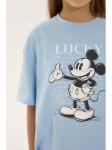 Футболка "Мышка" голубой Девочка