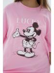 Футболка "Мышка" розовый Девочка