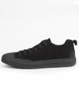 03-N72699-1 BLACK Полуботинки спортивные мужские (натуральная замша)