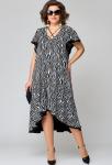 Платье EVA GRANT 7223 чёрно-белый