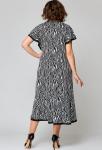 Платье EVA GRANT 7223 чёрно-белый