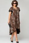 Платье EVA GRANT 7223 леопард