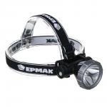 ЕРМАК Фонарь налобный, XH-P50 LED, 3 режима, 2000мАч, 8,3х6х7,3см, USB кабель, пластик