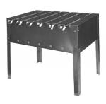 Мангал Эконом 6 шампуров (пленка), 400х250х400*0,35