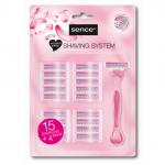 Женские одноразовые бритвы Sencebeauty Woman Razors — 19 штук (15+4 в подарок)