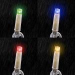 Гирлянда "Бахрома" 3 х 0.6 м , IP65, УМС, белая нить каучук, 108 LED, свечение мульти, 220 В