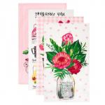 Набор кухонных полотенец Доляна «Самой любимой», 35?60 см-4 шт., 100% хлопок