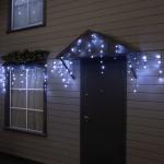 Гирлянда «Бахрома» 25 ? 0.7 м, IP44, УМС, тёмная нить, 450 LED, свечение белое, 220 В