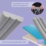 Насадки для плоской швабры Future Alp 4 clean system, 4 шт, 40,5?11,5 см