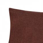 Наволочка декоративная "Этель" рогожка 45*45 см коричневый 100% п/э