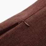 Наволочка декоративная "Этель" рогожка 45*45 см коричневый 100% п/э