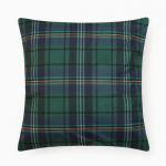 Набор декоративных новогодних наволочек "Этель" "Счастье" 40*40 см - 4 штуки, 100% п/э, велюр