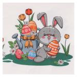 Салфетки бумажные Gratias Пасха, трехслойные, 33см, 5 дизайнов, 20л