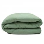 *Одеяло 140х205 бязь, лебяжий пух 100гр./кв.м., 'Олива'