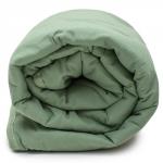 *Одеяло 140х205 бязь, лебяжий пух 100гр./кв.м., 'Олива'