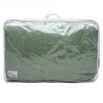 *Одеяло 140х205 бязь, лебяжий пух 100гр./кв.м., 'Олива'