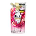 КAO Кондиционер-спрей Flair Floral Sweet Премиум для глажки белья, свежий аромат садовой розы, жасмина, гардении, ванили, сладкого персика, 240 мл сменная упаковка
