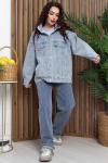 Жакет джинсовый Милана (серо-голубая) Б13370-4М