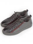 03-A69870-10-5 DK. GRAY Полуботинки спортивные (натуральная кожа)