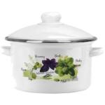 Кастрюля эмалированная 3л Базилик 01-Б1612/4