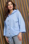 Блуза Юджин (голубая) Б13395-18М