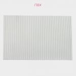 Коврик для ванной и туалета Доляна, 65?100 см, белый