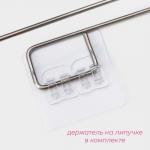 Салфетки в рулоне многоразовые безворсовые в наборе с держателем Доляна, 40 шт., 20?20 см, голубые