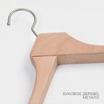 Плечики - вешалка LaDо?m Retro, 39.5?4.5?27.5 см, широкие плечики, светлое дерево