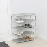 Полка для обуви LaDо?m, 5 ярусов, 60?30?72 см, серая