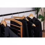 Плечики - вешалка для брюк и юбок LaDо?m Bois, 38.5?1.2?34.3 см, сорт А, многоуровневая, широкие плечики, дерево