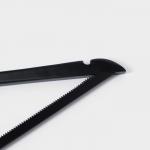 Плечики - вешалки для одежды LaDо?m Bois, 3 шт., деревянные сорт А, антискользящая перекладина, 44.5?1.2?23 см, тёмное дерево