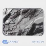Коврик SAVANNA «Мечта», 40?60 см, серый