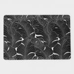 Салфетки сервировочные на стол «Мираж», 4 шт., 30?45 см, чёрные