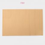 Коврик для ванной и туалета Доляна, 65?100 см, бежевый